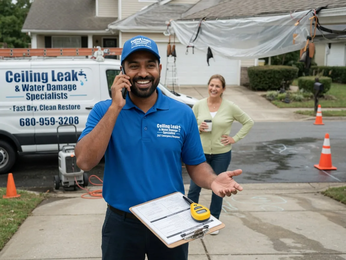 Ceiling Leak Cleanup Washington Navy Yard, DC FAQs
